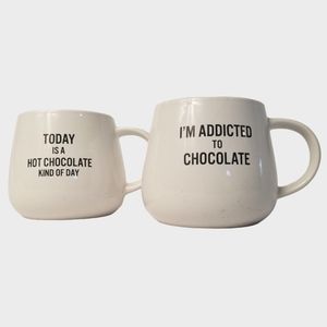 2 Hot Chocolate Mugs, 12oz
